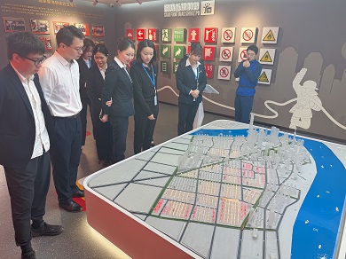 消防安全知识互动沙盘展示_百强物业公司
