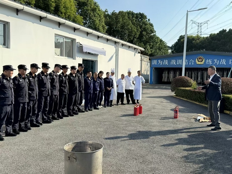 消防演练现场讲解_百强物业公司