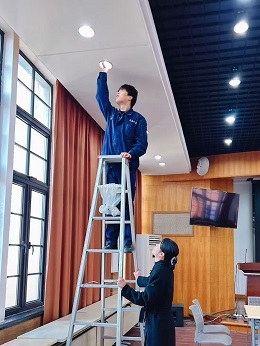 灯光检测_上海专业物业公司